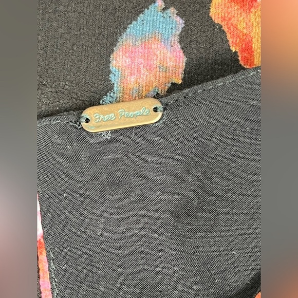 Free People | Flutter By Pleated Cloud Floral Combo Dress - Picture 6 of 7